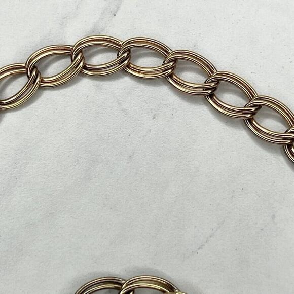 Gold Tone Drape Chain Link Belt - Size XS/S - Adjustable 8"-35.5" Metal Belt - Picture 6 of 8